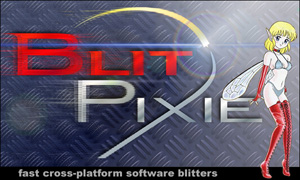 BlitPixie - fast cross-platform software blitters